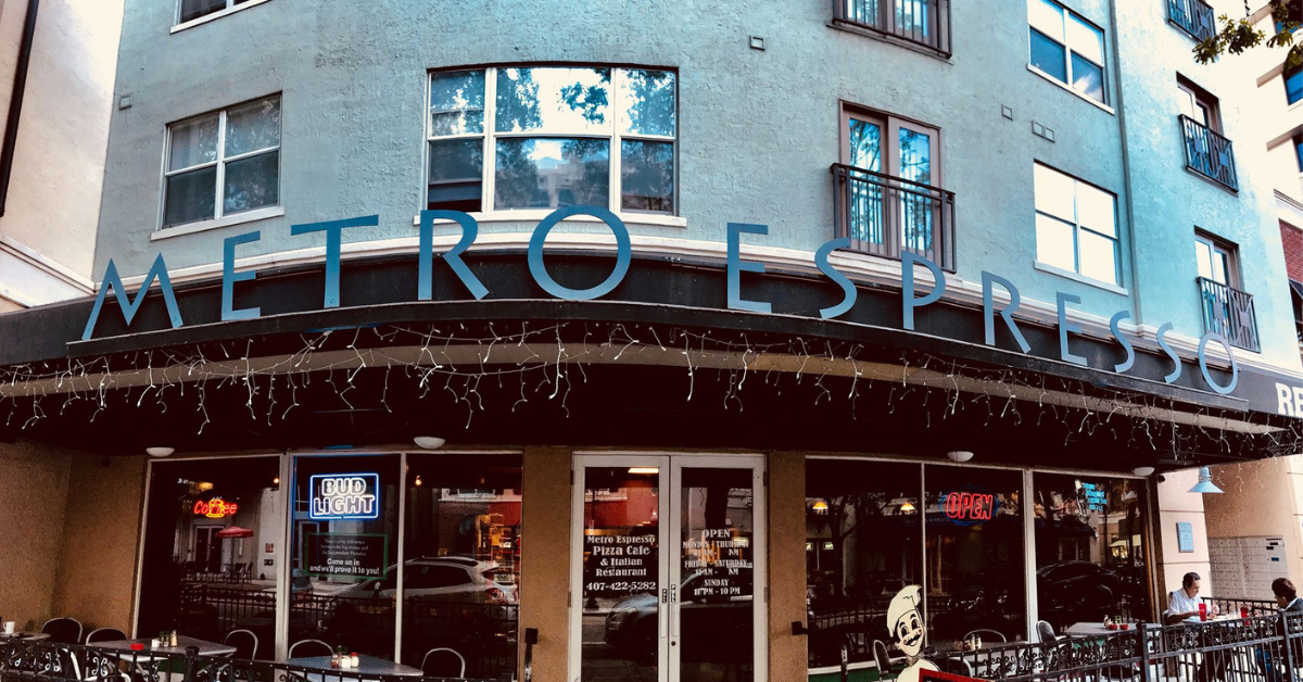 Indulge in Italian Delights at Metro Espresso Pizza Cafe in Thornton Park, Orlando